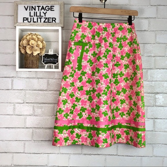 Lilly Pulitzer Dresses & Skirts - Vintage Lilly Pulitzer | Floral Skirt